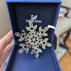 Swarovski Silver Snowflake Ornament